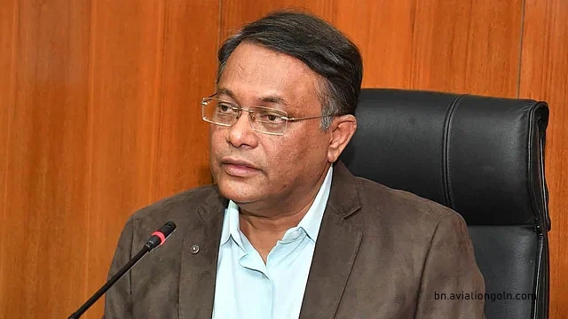 ফুলের শুভেচ্ছায় তথ্যমন্ত্রী চট্টগ্রাম বিমানবন্দরে